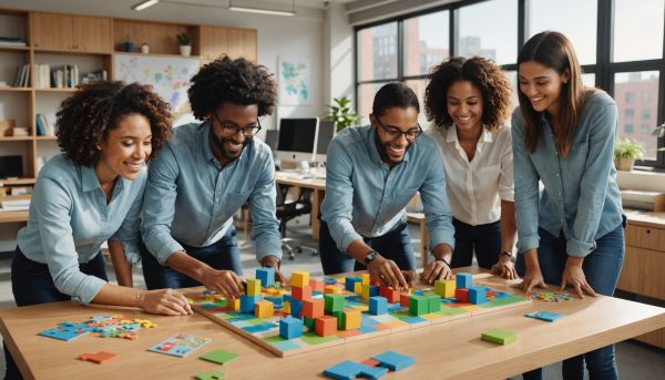 Les jeux de cohésion renforcent la confiance entre collaborateurs